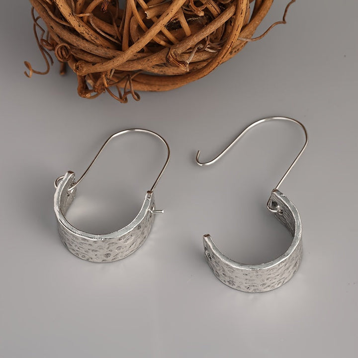 Retro Small Hoop Earrings