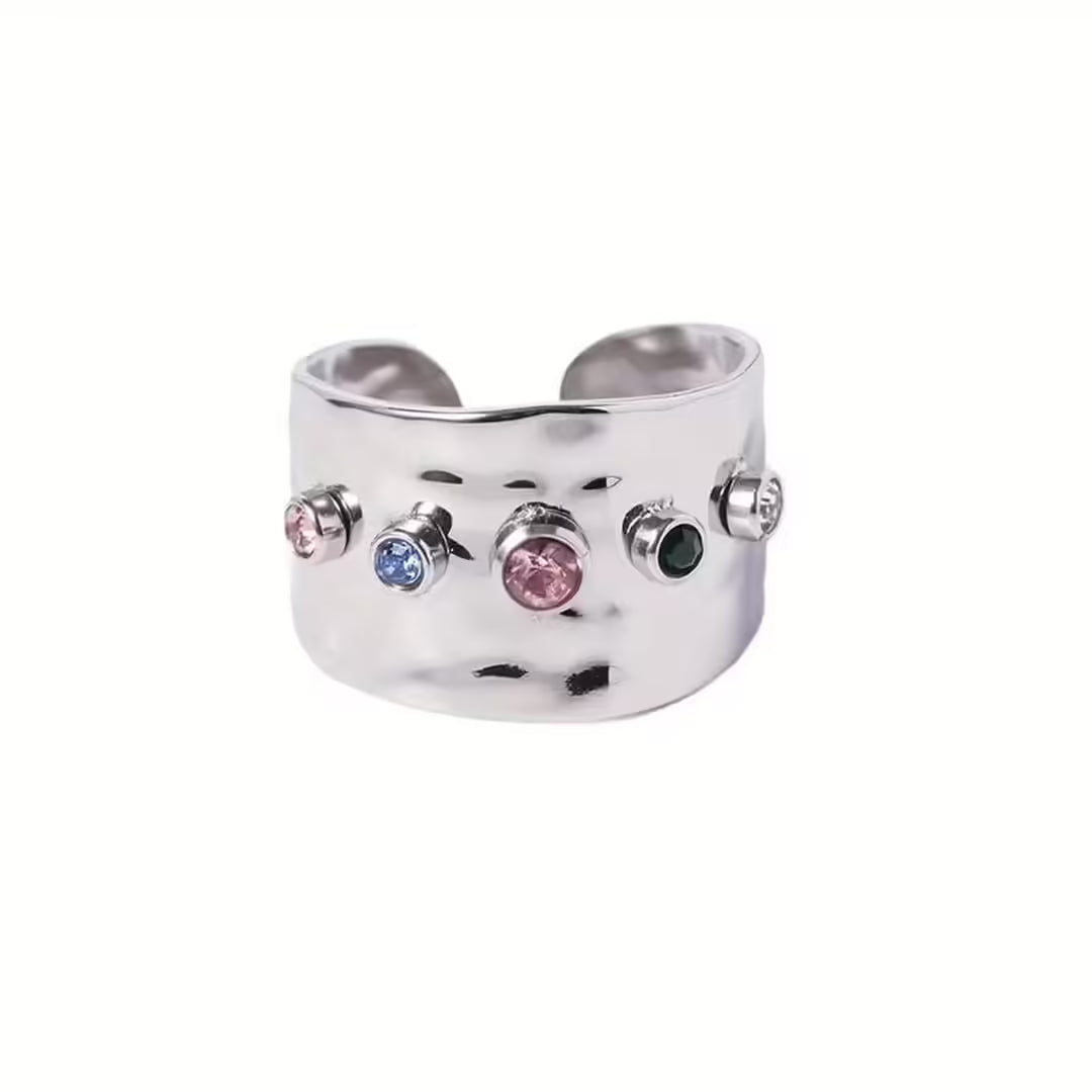 Vintage Gold Zirconia Ring