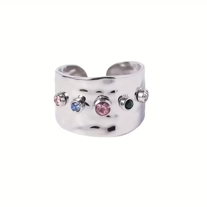 Vintage Gold Zirconia Ring