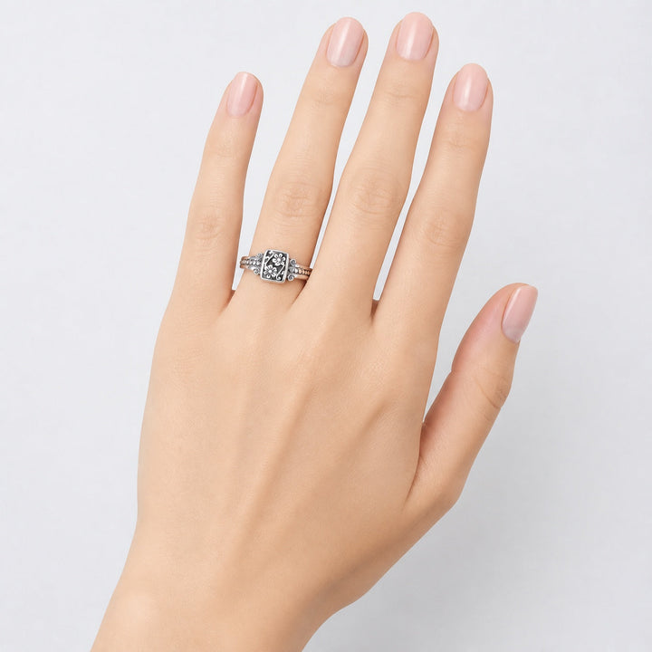 Fine Boho Blossom Ring