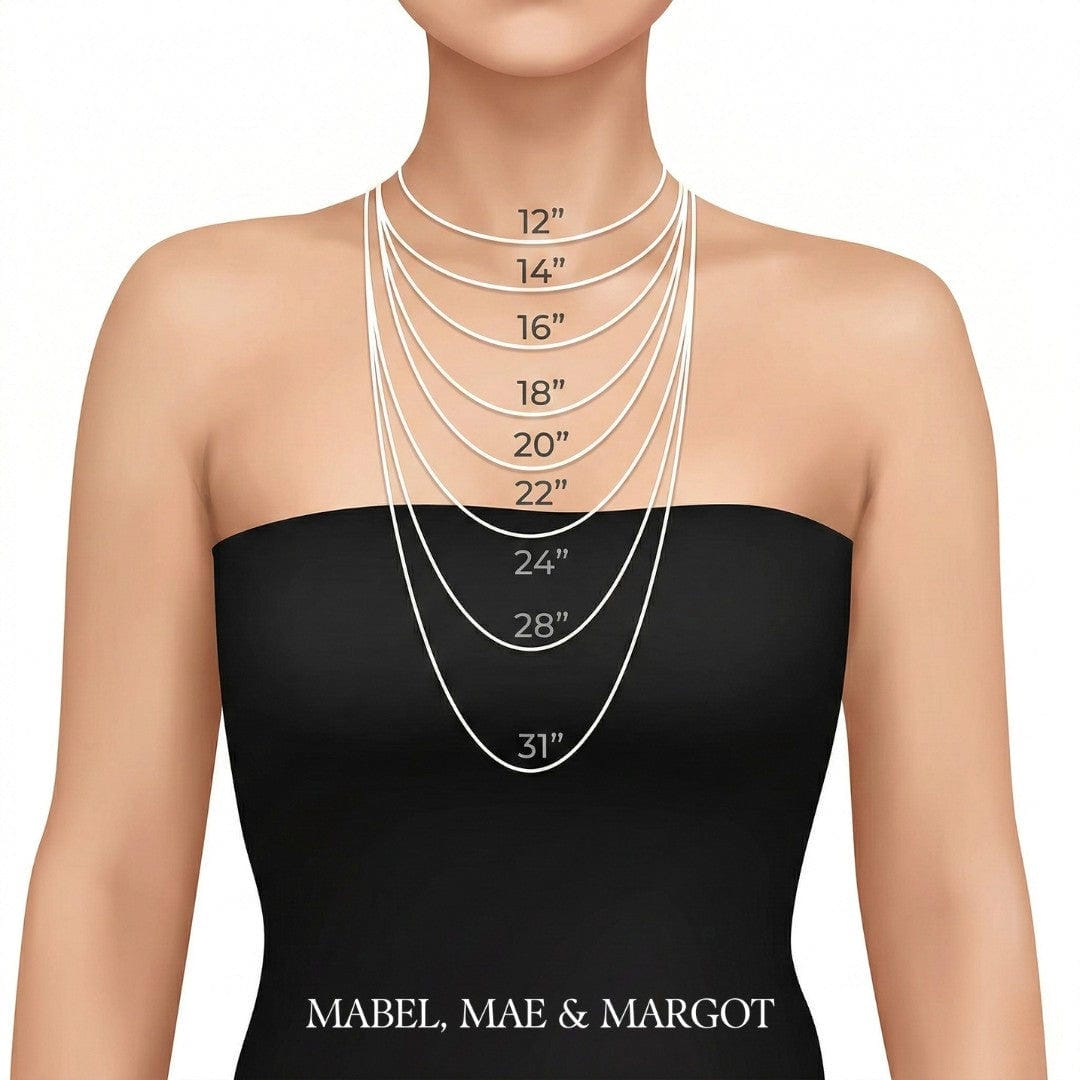 Golden Clover Necklace with Zircon Heart Pendant