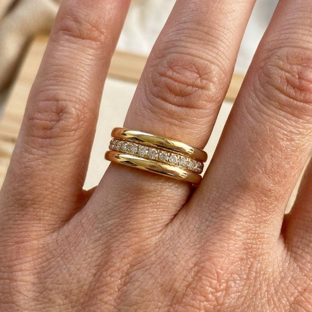 Chloe Band Ring Set
