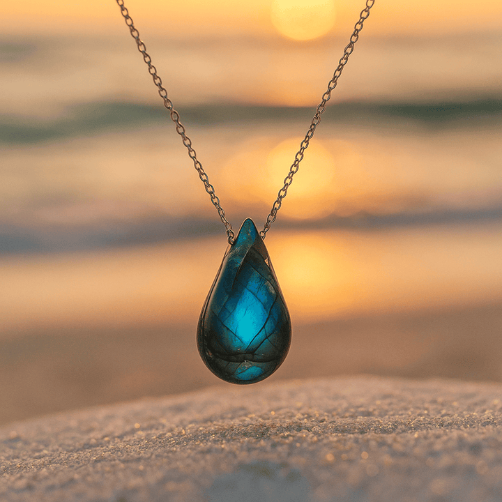 Lagoon Necklace in Labradorite