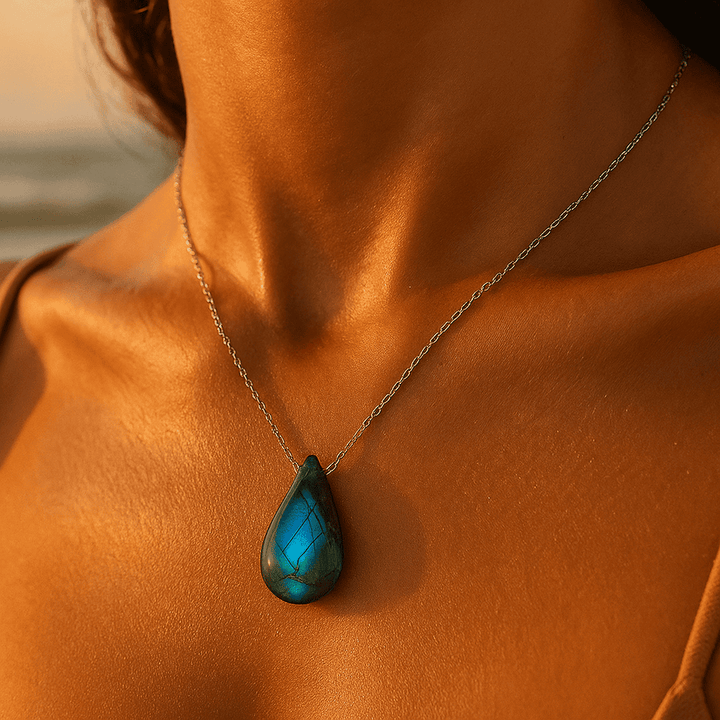 Lagoon Necklace in Labradorite