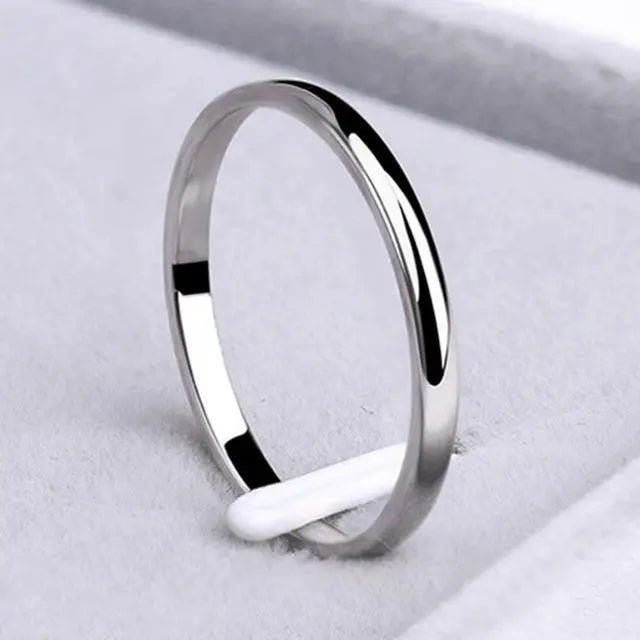 Simple Ring in Gold and Silver