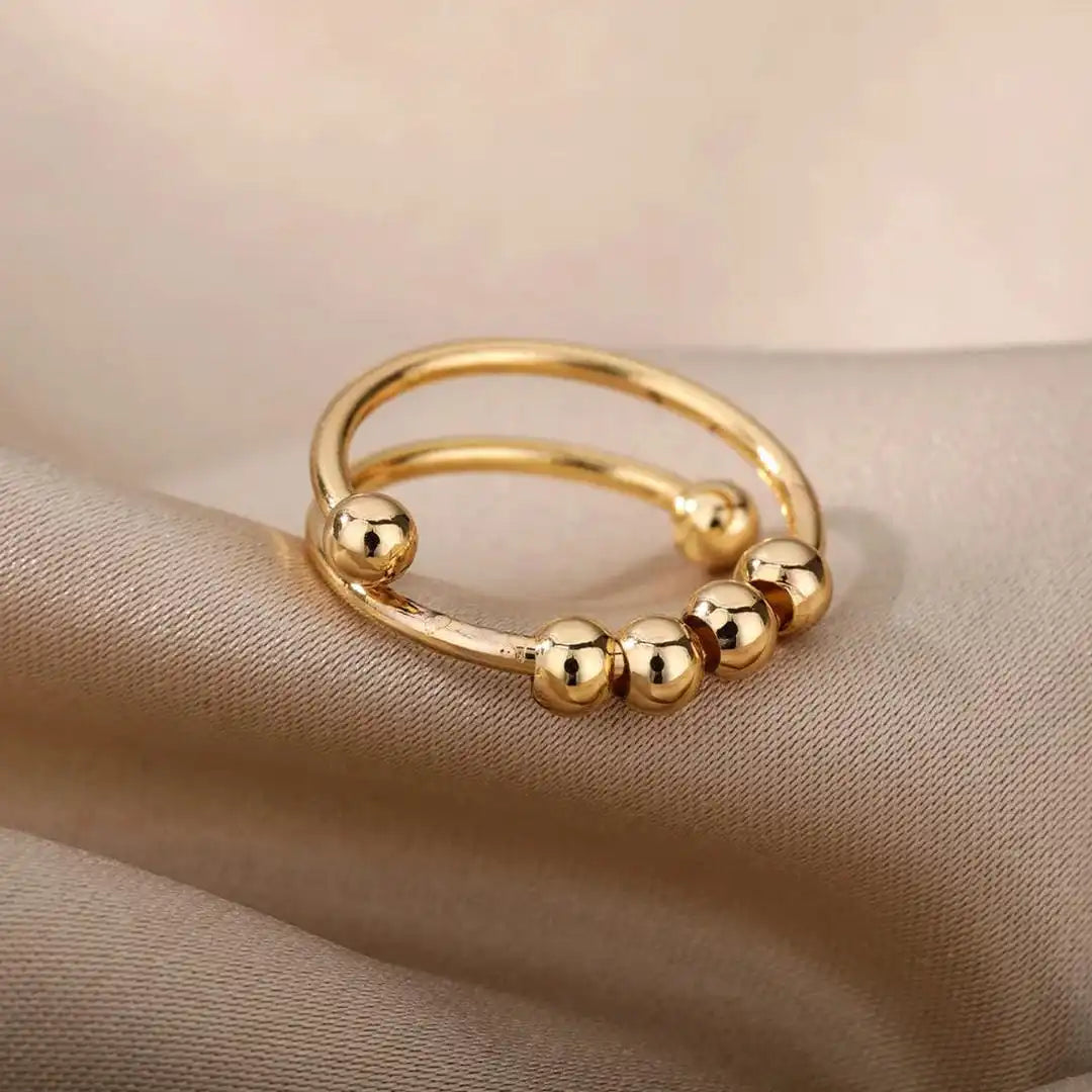 Anti-Anxiety and Anti-Stress Beaded Ring