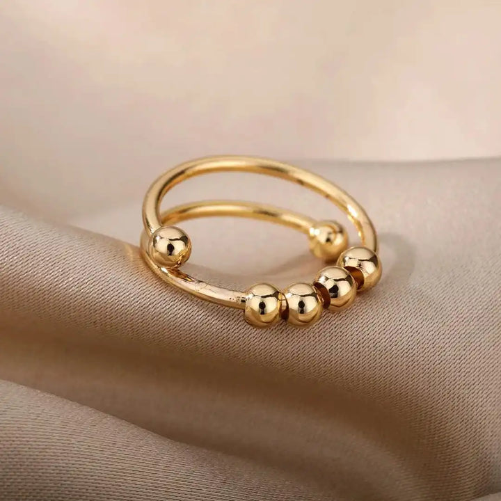 Anti-Anxiety and Anti-Stress Beaded Ring