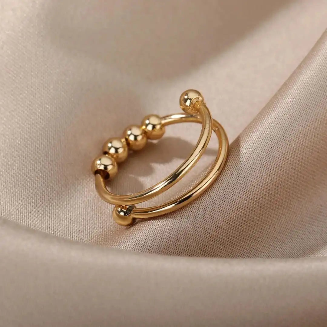 Anti-Anxiety and Anti-Stress Beaded Ring