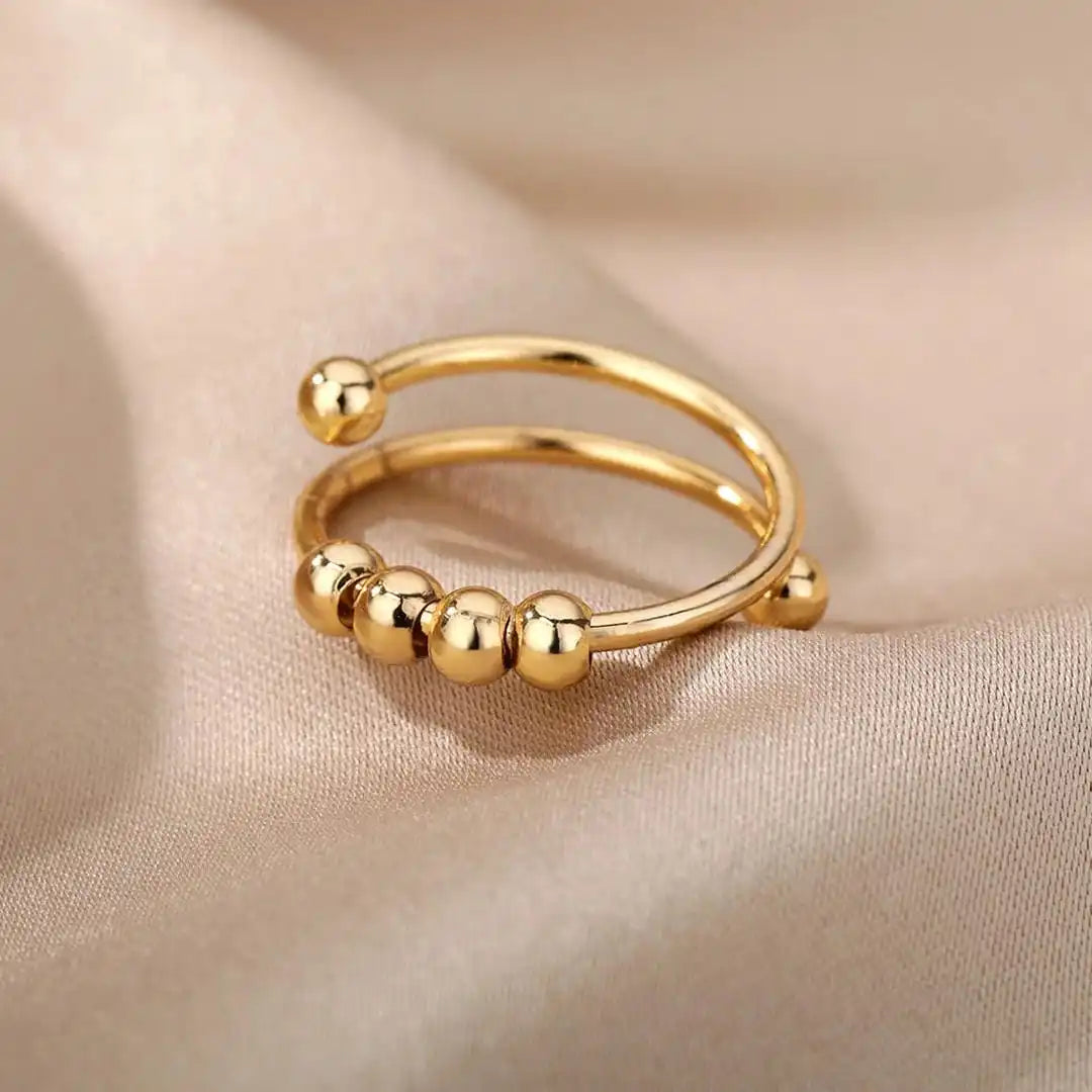 Anti-Anxiety and Anti-Stress Beaded Ring