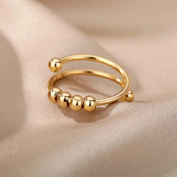 Anti-Anxiety and Anti-Stress Beaded Ring