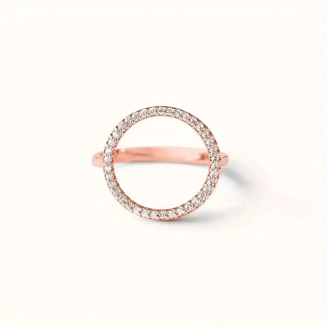 Round Zirconia Ring
