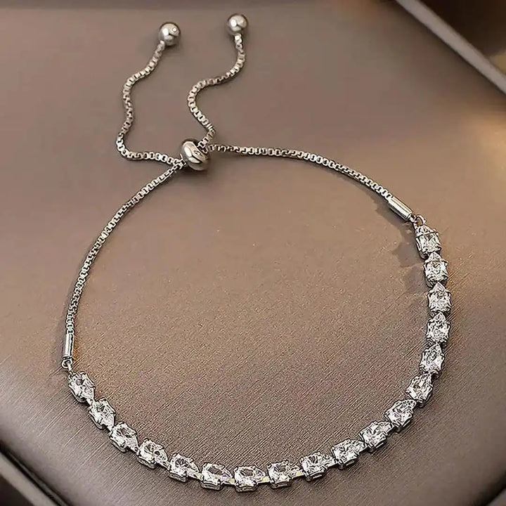 Adjustable Geometric Stone Bracelet