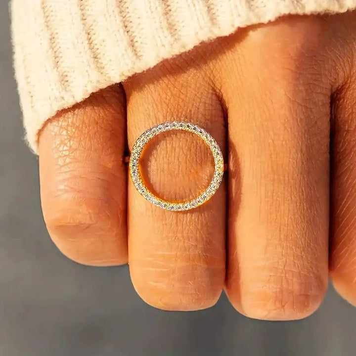 Round Zirconia Ring