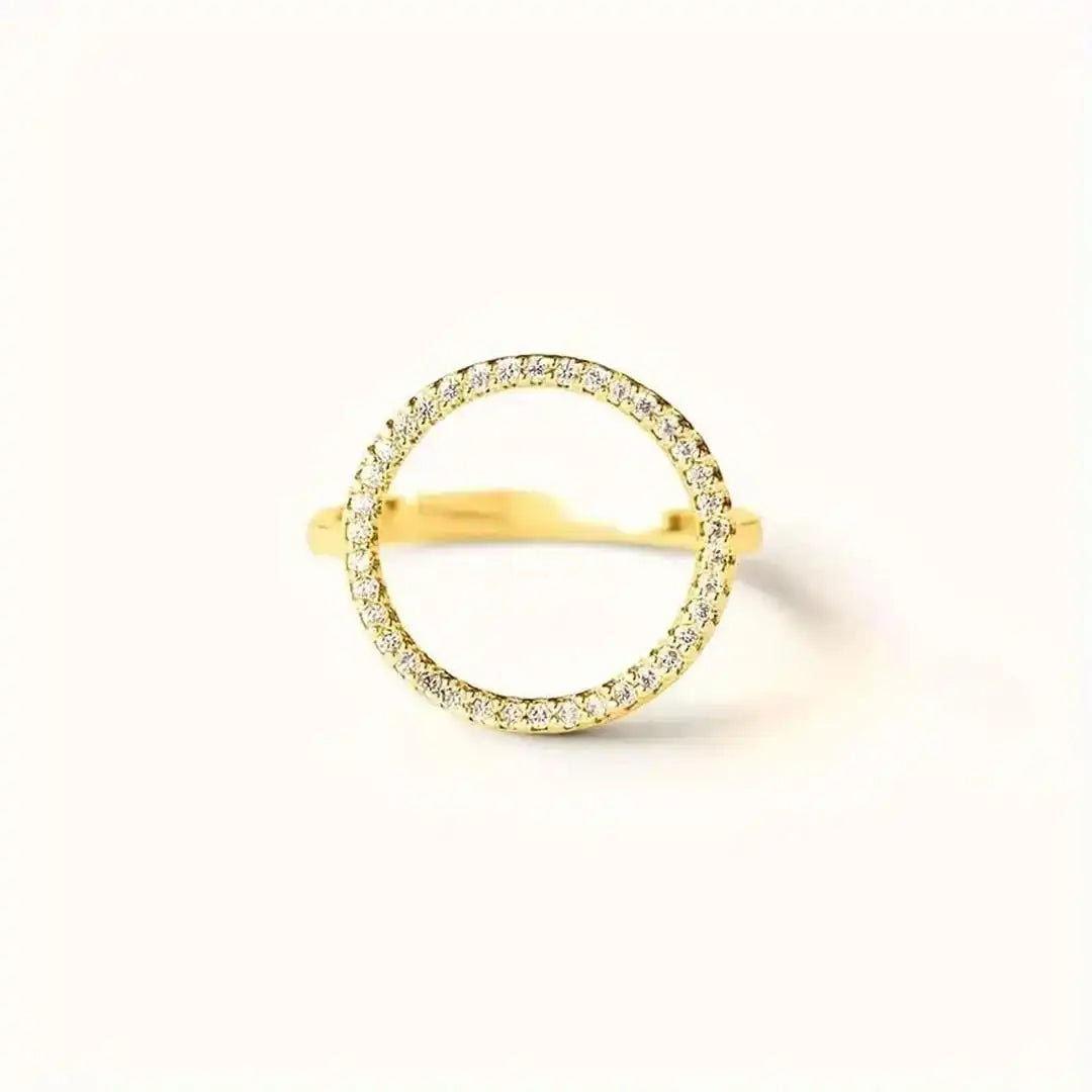 Round Zirconia Ring