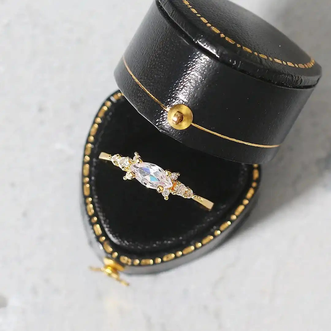 Mila Golden Rings Set