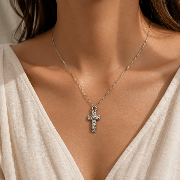 Vintage Boho Cross Necklace