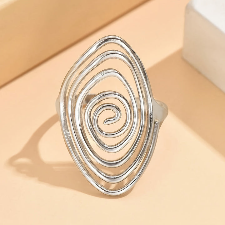 Luxurious Spiral Ring