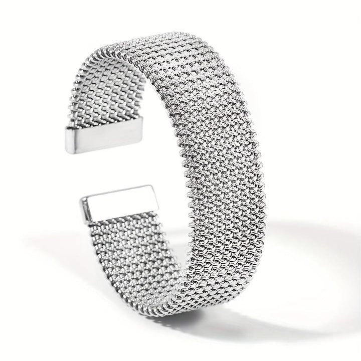 Vintage Braided Open Classic Mesh Bracelet