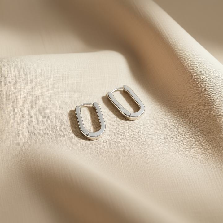 Elegant Geometric Hoop Earrings